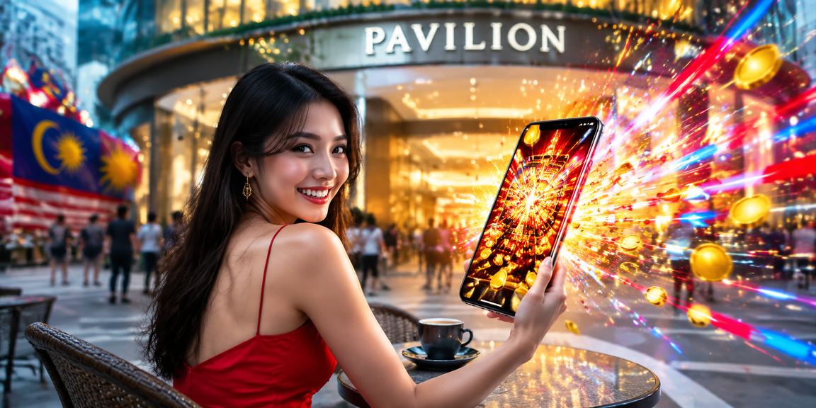 Pengguna Malaysia di Kuala Lumpur menggunakan aplikasi mudah alih i8live untuk pertaruhan kasino