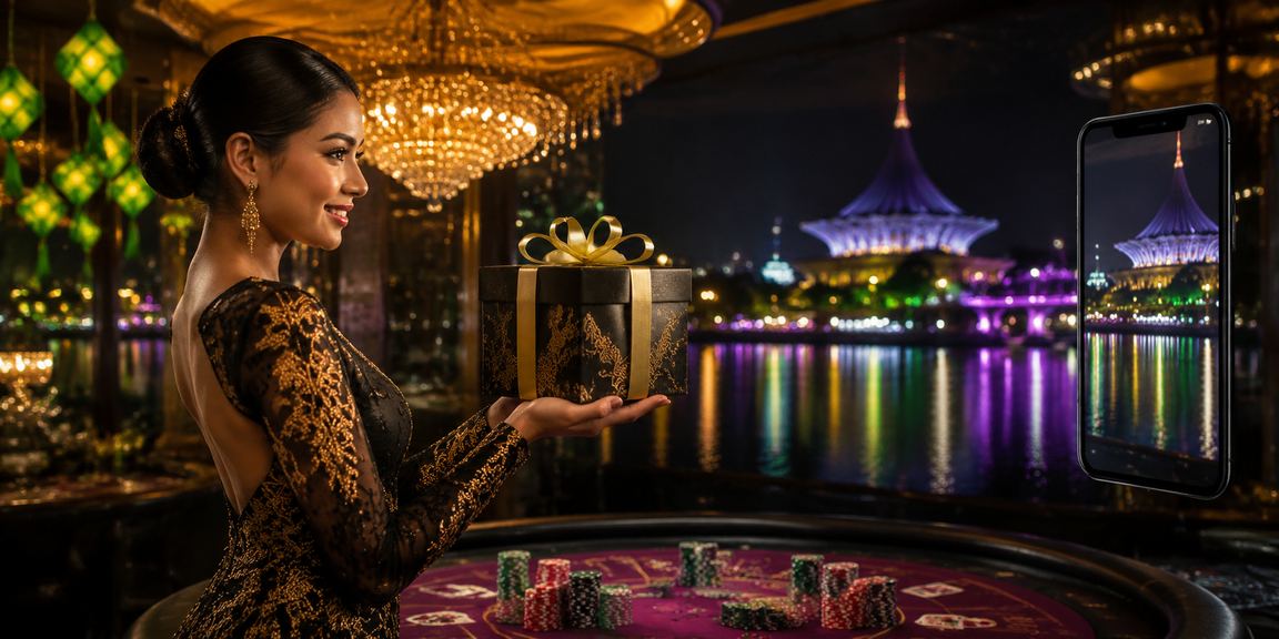 Pengguna Malaysia bermain Blackjack dalam talian dengan selamat semasa Hari Raya