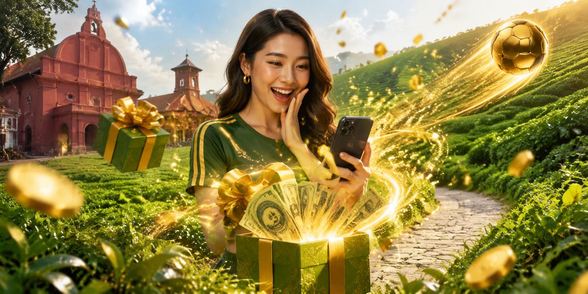 Pengguna i8live di Melaka membuat pertaruhan sukan melalui telefon bimbit